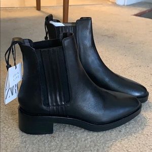 Brand new black Zara Chelsea boots